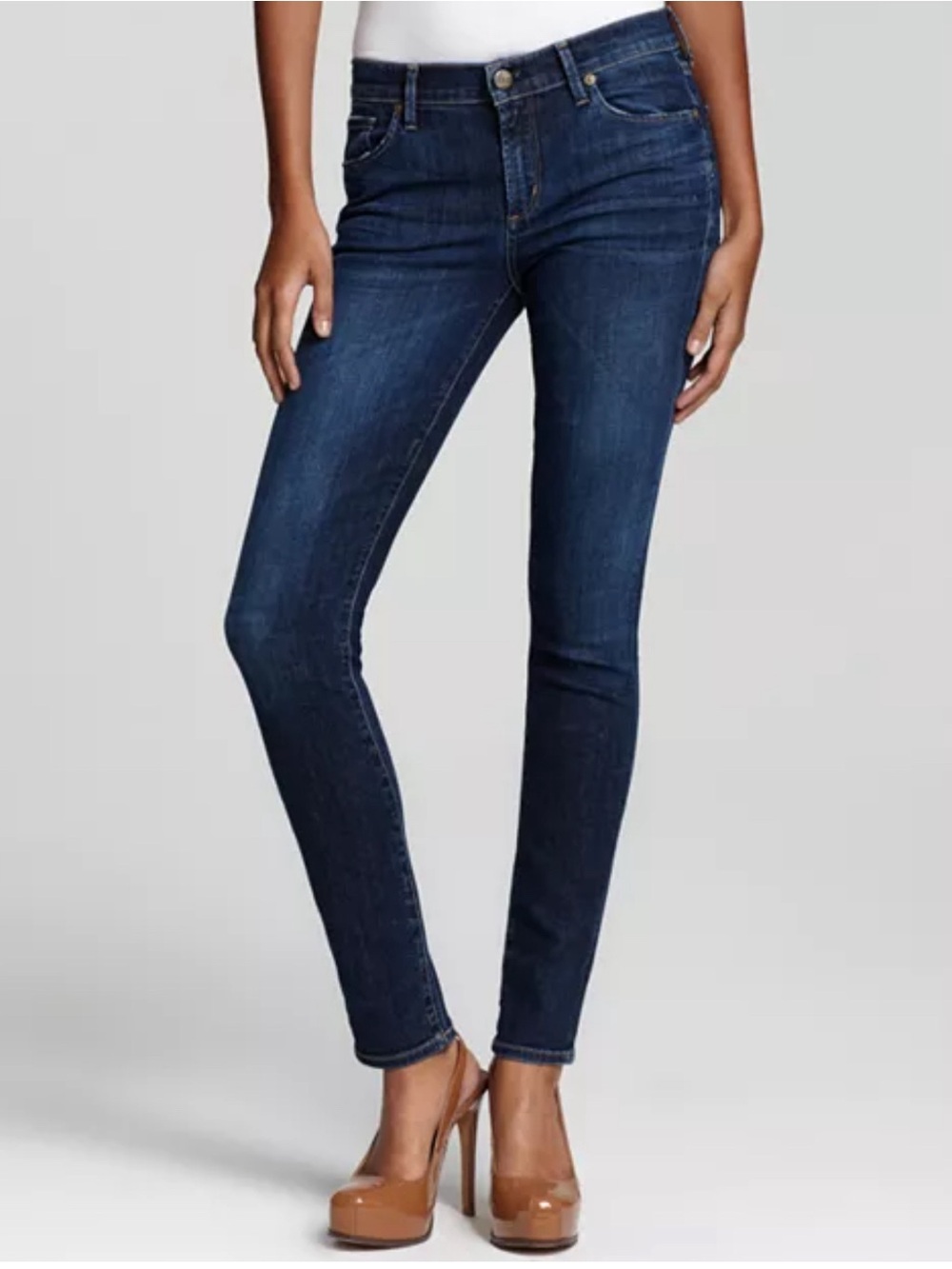 Citizens Of Humanity Dark Indigo Skinny Leg Jeans